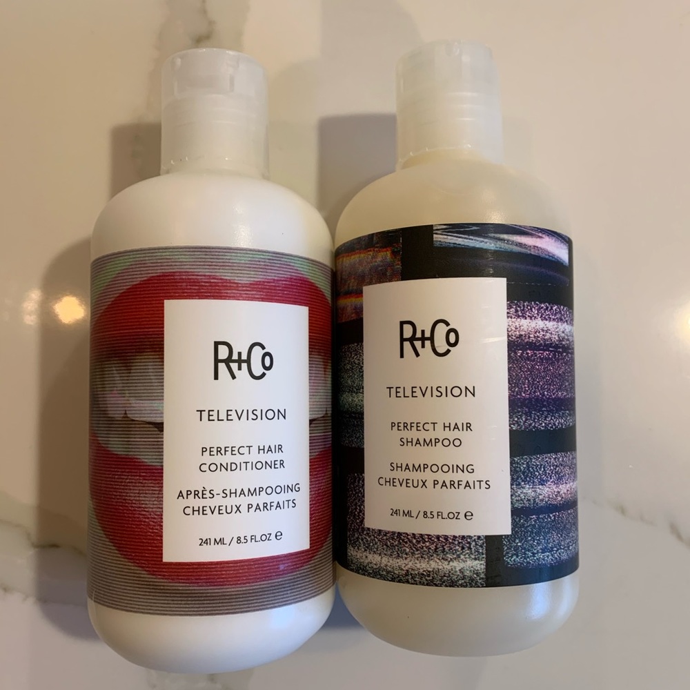 R+Co television perfect hair shampoo & conditioner